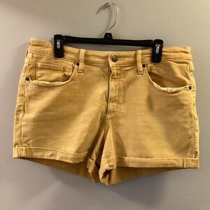 Universal Thread high rise midi roll hem 5 pocket shorts Woman’s 14/32